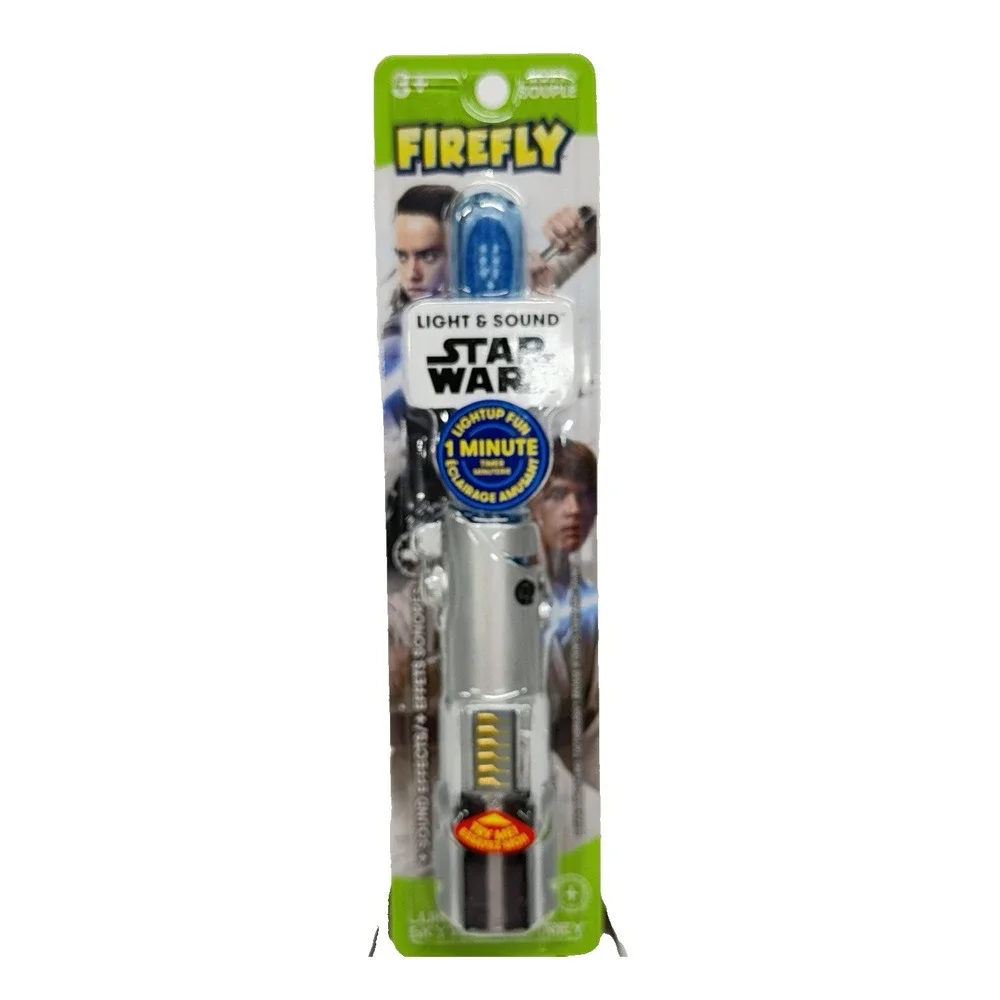 Firefly Kids Soft Toothbrush, Star Wars Lightsaber Luke Skywalker Light & Sounds